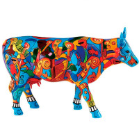 Коллекционная статуэтка Cow Parade корова Music Cow Extravaganza Size L 30×9×20 см