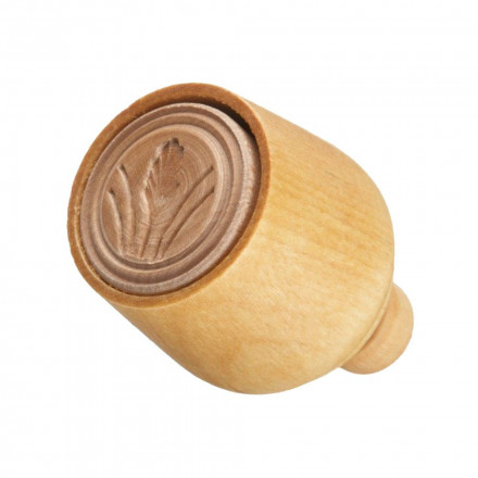 Печатка дерев'яна для масла Ateco "колосок" Ø3 см