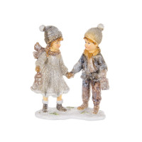Фігурка декоративна Lefard Хлопчик із дівчинкою 10.5 см