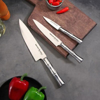 Набор кухонных ножей &quot;Поварская тройка&quot; Samura Bamboo 3 шт