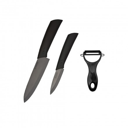 Набір керамічних ножів з овощечисткой Vinzer