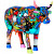 Коллекционная статуэтка Cow Parade корова Moosy in Sky with Diamonds, Size L 30×9×20 см