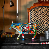 Коллекционная статуэтка Cow Parade корова Moosy in Sky with Diamonds, Size L 30×9×20 см