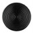 Тарелка круглая с бортом By Bone Helix 27 см Onix черная HL-ON-27-DZ