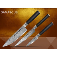 Набор кухонных ножей Samura Damascus 3 шт