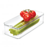 Контейнер для холодильника с крышкой iDesign Crisp 40x16 см