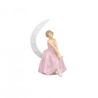 Фігурка декоративна Lefard Балерина в рожевому 13 см