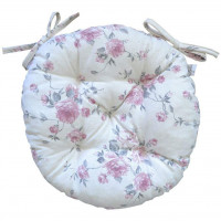 Подушка на стул круглая Прованс Bella Розы 40 см