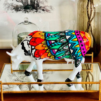 Коллекционная статуэтка Cow Parade корова Iracema de Luz, Size L 30×9×20 см Коллекционная статуэтка Cow Parade корова Iracema de Luz, Size L 30×9×20 см
