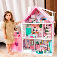 Кукольный дом без мебели NestWood &quot;Вилла София&quot;