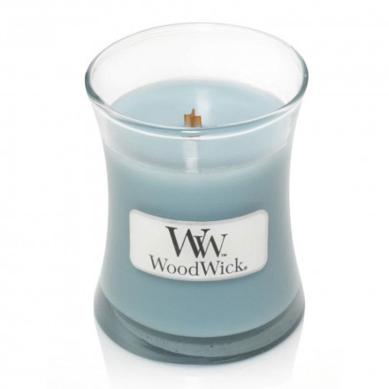 Ароматична свічка з ароматом солоного океанського бризу Woodwick Sea Salt & Cotton