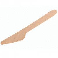 Нож одноразовый деревянный One Chef 16 см 100 шт