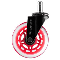 Комплект колес 2E Gaming SPEED 7.6 см (5 шт) Red
