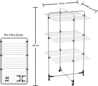 Сушилка для белья напольная вертикальная Colombo Icaro