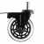 Комплект колес 2E Gaming CONTROL 7.6 см (5 шт) Clear 2E-GWH-002-CL