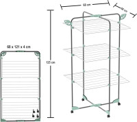 Сушилка для белья напольная вертикальная Colombo Alpina