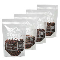 Набор подарочный Кофе Арабика Робуста Coffee Rock (свежеобжаренный зерновой) премиум качество 400 г
