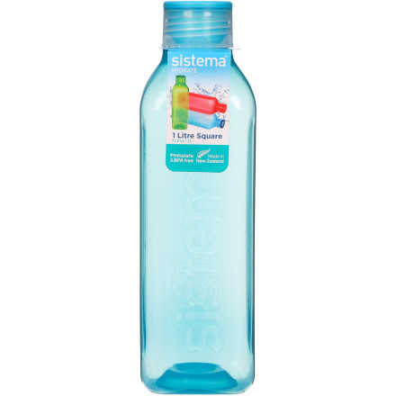Пляшка для води квадратна Sistema Hydrate 1 л