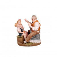 Фігурка декоративна Lefard Дід з онуками 19 см