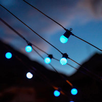 Гирлянда Smart LED Twinkly Festoon RGB 20, G45, Gen II, IP44, 10м, черный кабель