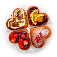 Форма для выпечки Hearts Lekue Creative Pastry 4 порций