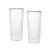 Набор высоких стаканов с двойными стенками Herisson