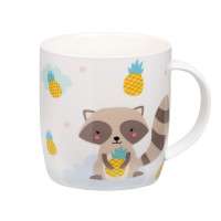 Чашка Ardesto Cute raccoon 0.35 л