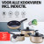 Набір посуду Brabantia induction Recycled 7 пр