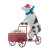 Коллекционная статуэтка Cow Parade корова Lait Triporteur, Size XL 34×13×26 см