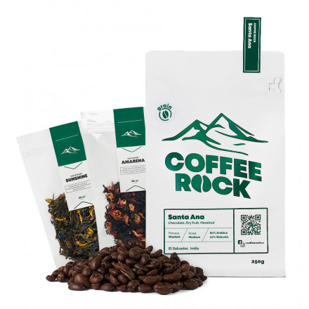 Подарунковий набір Coffee Rock (2 види чаю і 1 вид кави)