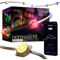 Гирлянда Smart LED Twinkly Permanent Light RGB 72 IP65 белый кабель