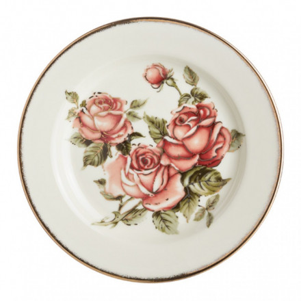 Набір десертних тарілок Lefard Корейська троянда 16 см (6 пр.)