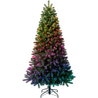 Smart LED прединсталлированная Гирлянда Twinkly tree Strings RGB 500 на 2.1 м елке