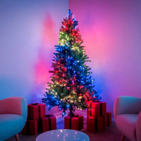 Smart LED прединсталлированная Гирлянда Twinkly tree Strings RGB 500 на 2.1 м елке