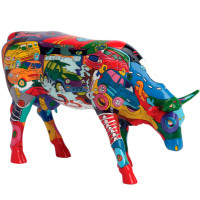 Коллекционная статуэтка Cow Parade корова Brenner Mooters, Size L 30×9×20 см Коллекционная статуэтка Cow Parade корова Brenner Mooters, Size L 30×9×20 см