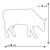 Коллекционная статуэтка Cow Parade корова Brenner Mooters, Size L 30×9×20 см