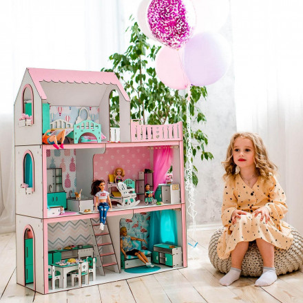 Кукольный дом без мебели NestWood "Люкс Лайт"