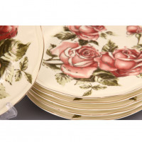 Набор десертных тарелок Lefard Корейская роза 19 см (6 пр.)