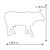 Коллекционная статуэтка Cow Parade корова Cow! Size L 30×9×20 см