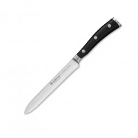 Колбасный нож зубчатый Wusthof New Classic Ikon 14 см