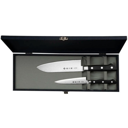 Набір кухонних ножів Tojiro DP Damascus 2 пр