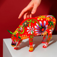 Коллекционная статуэтка Cow Parade корова Flower Cow, Size L 30×9×20 см Коллекционная статуэтка Cow Parade корова Flower Cow, Size L 30×9×20 см