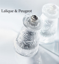 Мельница для соли Peugeot Lalique SM хрусталь