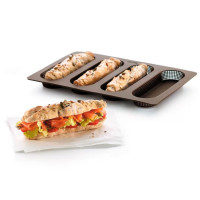 Форма для выпечки мини-багетов Lekue Home Bread