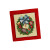 Салфетка гобеленовая LiMaSo Рождественский венок 17x18 см