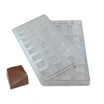 Форма для шоколада "Диагональ" Chocolate World Less Is More 2.4x2.4x1.4 см
