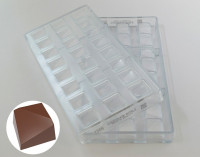 Форма для шоколада &quot;Диагональ&quot; Chocolate World Less Is More 2.4x2.4x1.4 см
