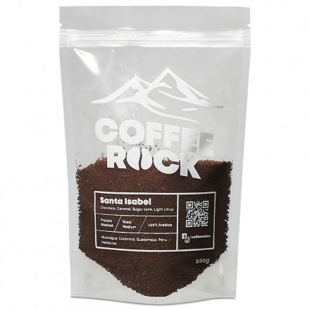 Кава Арабіка 100% Coffee Rock Купаж Santa Isabel (мелена пiд турку, джезви)