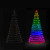 Smart LED Twinkly Light tree RGBW "Световой конус в виде ёлки", 6 м, без опоры