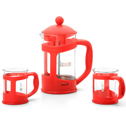 Набор Френч-пресс Bialetti Coffee Press 0.8 л + 2 чашки 0.2 л